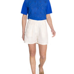 Short Lino Orgánico Mujer Rout Beige Rockford