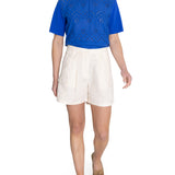Short Lino Orgánico Mujer Rout Beige Rockford