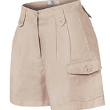 Short Lino Orgánico Mujer Rout Verde Rockford