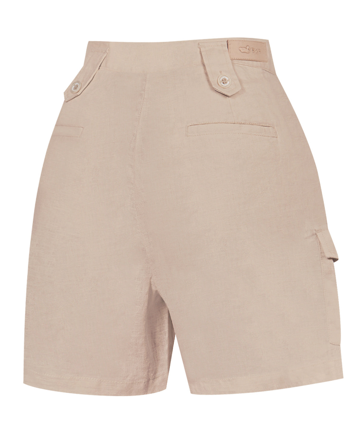 Short Lino Orgánico Mujer Rout Verde Rockford