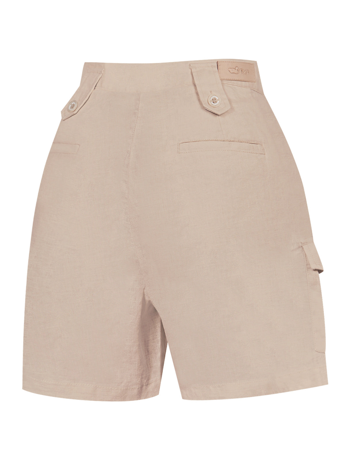 Short Lino Orgánico Mujer Rout Verde Rockford