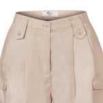 Short Lino Orgánico Mujer Rout Verde Rockford