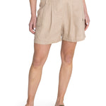 Short Lino Orgánico Mujer Rout Verde Rockford