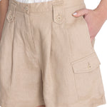 Short Lino Orgánico Mujer Rout Verde Rockford