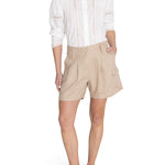 Short Lino Orgánico Mujer Rout Verde Rockford