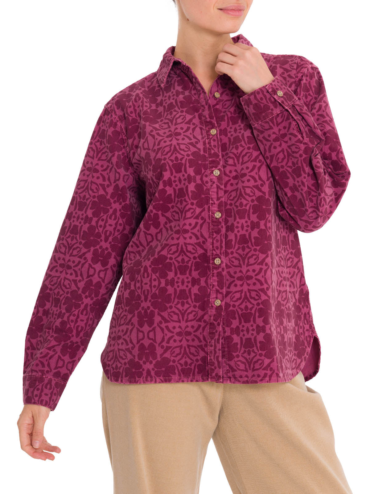 Blusa Algodón Orgánico Mujer Everest Rojo Rockford