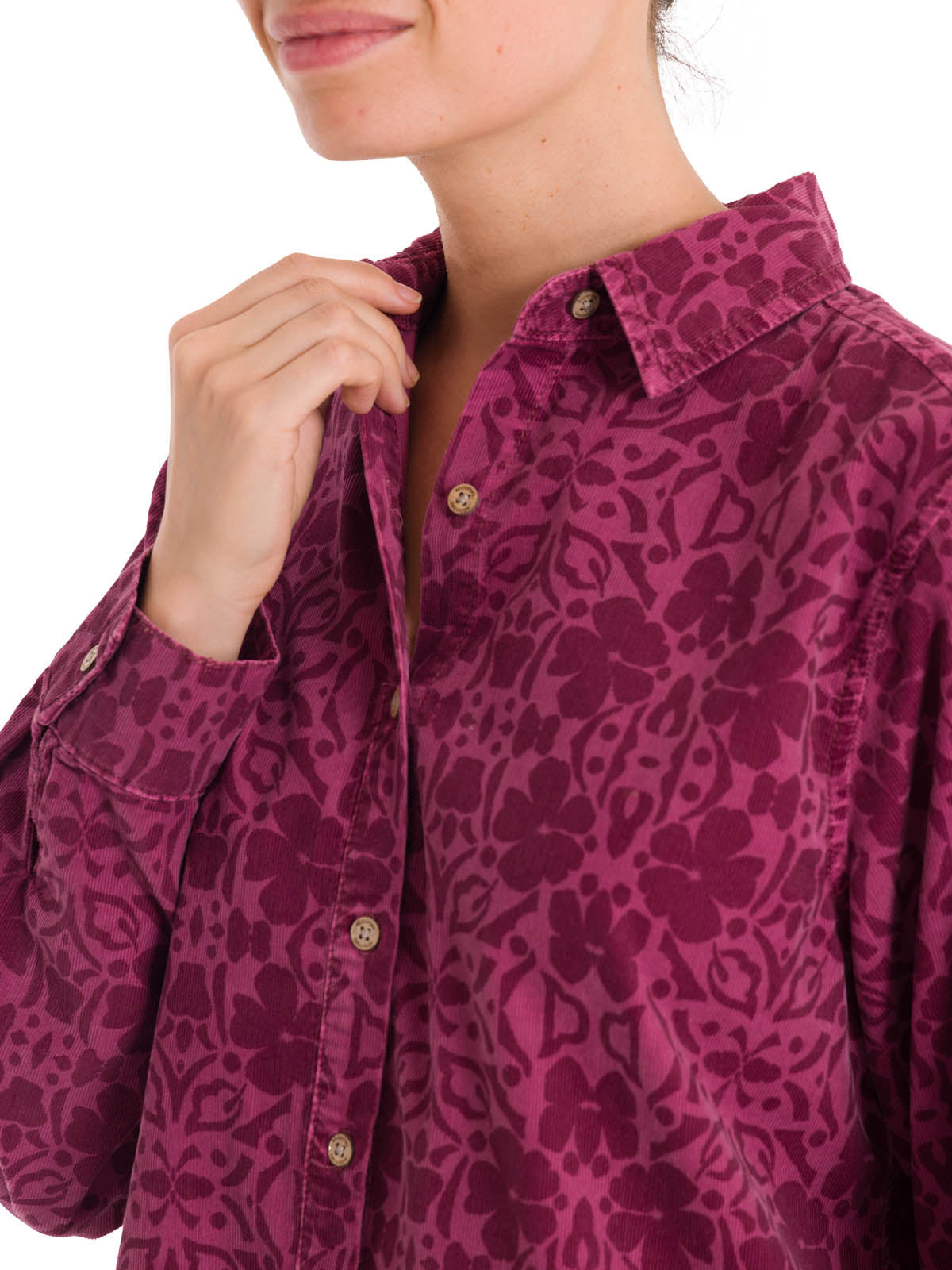 Blusa Algodón Orgánico Mujer Everest Rojo Rockford