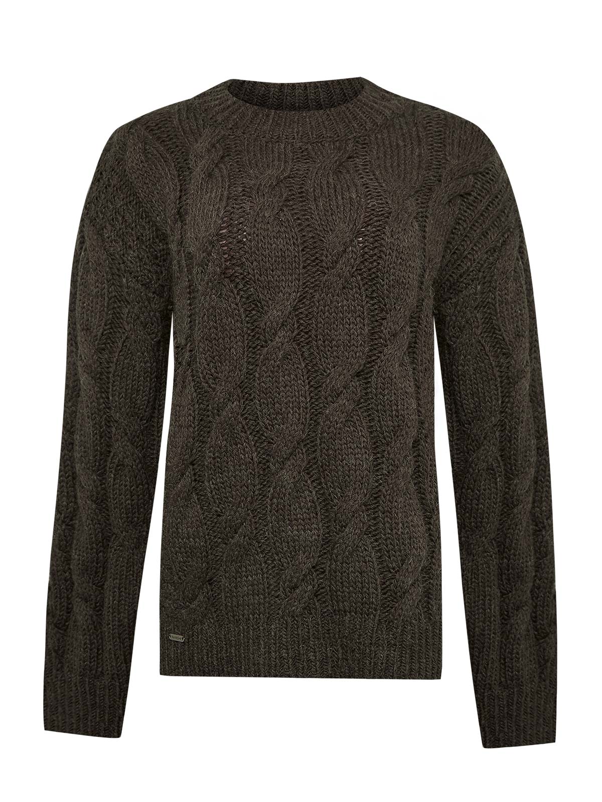 Sweater Fibras Naturales Mujer Rumany Café Rockford