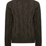 Sweater Fibras Naturales Mujer Rumany Café Rockford