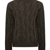 Sweater Fibras Naturales Mujer Rumany Café Rockford