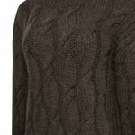 Sweater Fibras Naturales Mujer Rumany Café Rockford