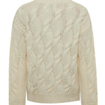 Sweater Fibras Naturales Mujer Rumany Blanco Rockford