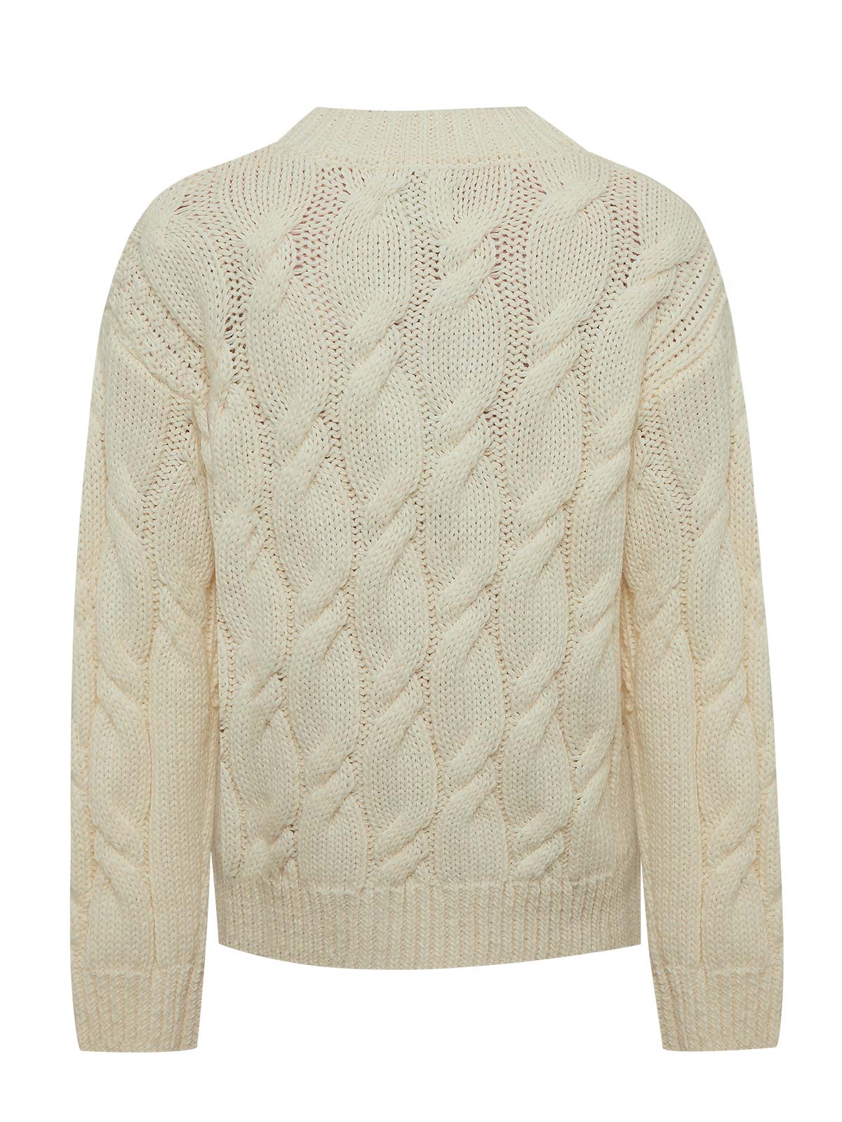 Sweater Fibras Naturales Mujer Rumany Blanco Rockford