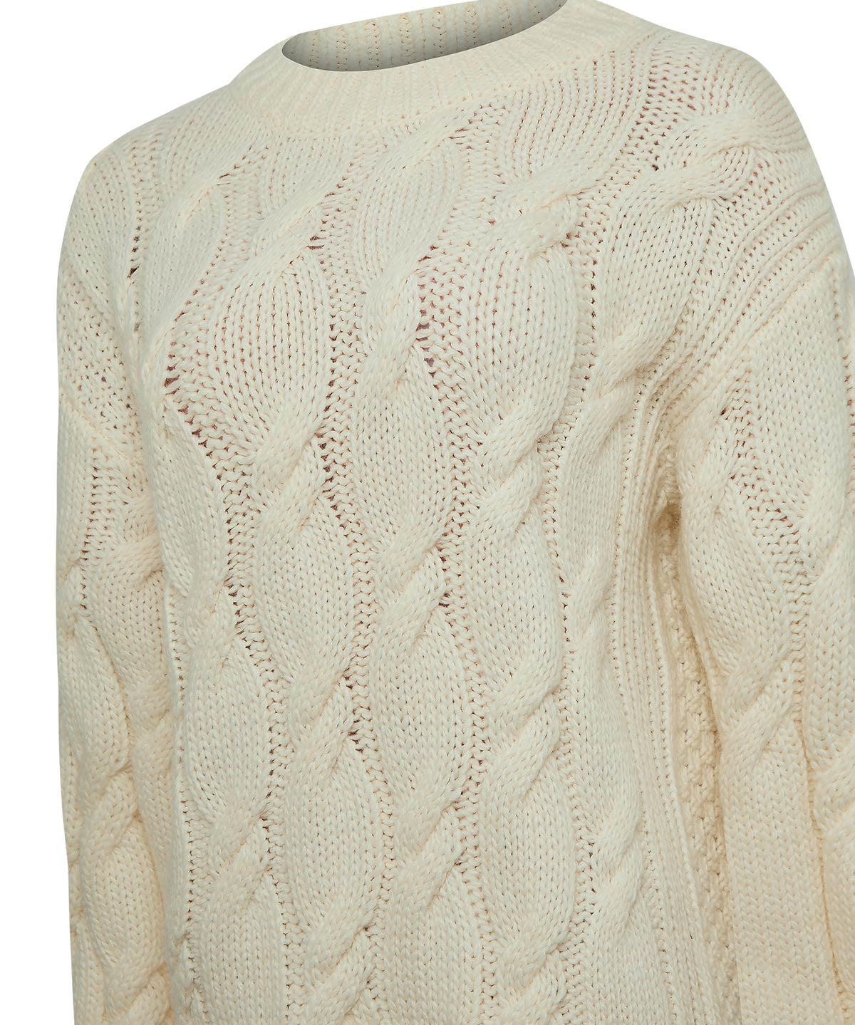 Sweater Fibras Naturales Mujer Rumany Blanco Rockford