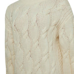 Sweater Fibras Naturales Mujer Rumany Blanco Rockford