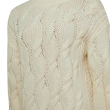 Sweater Fibras Naturales Mujer Rumany Blanco Rockford