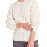 Sweater Fibras Naturales Mujer Rumany Blanco Rockford