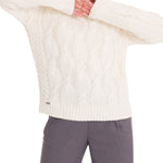 Sweater Fibras Naturales Mujer Rumany Blanco Rockford