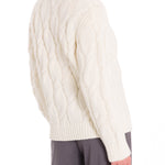 Sweater Fibras Naturales Mujer Rumany Blanco Rockford