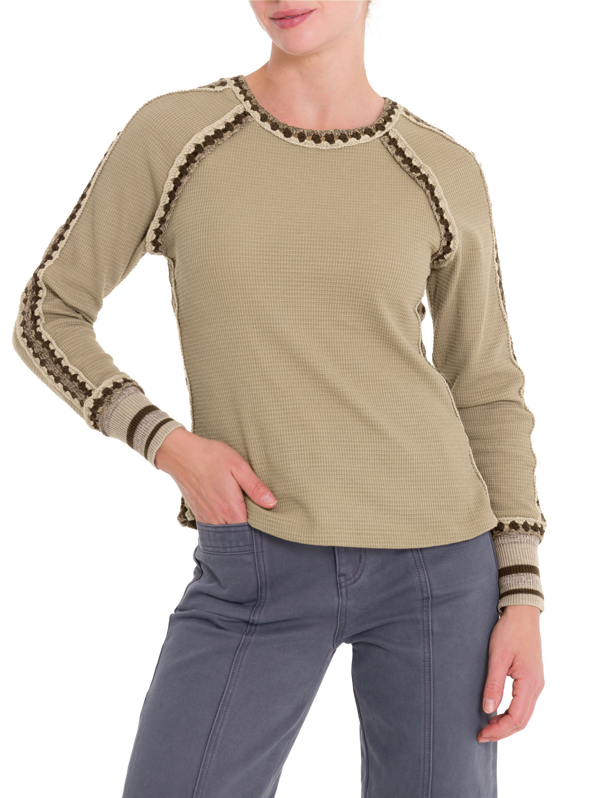 Polera Algodón Orgánico Mujer Maroma Verde Rockford