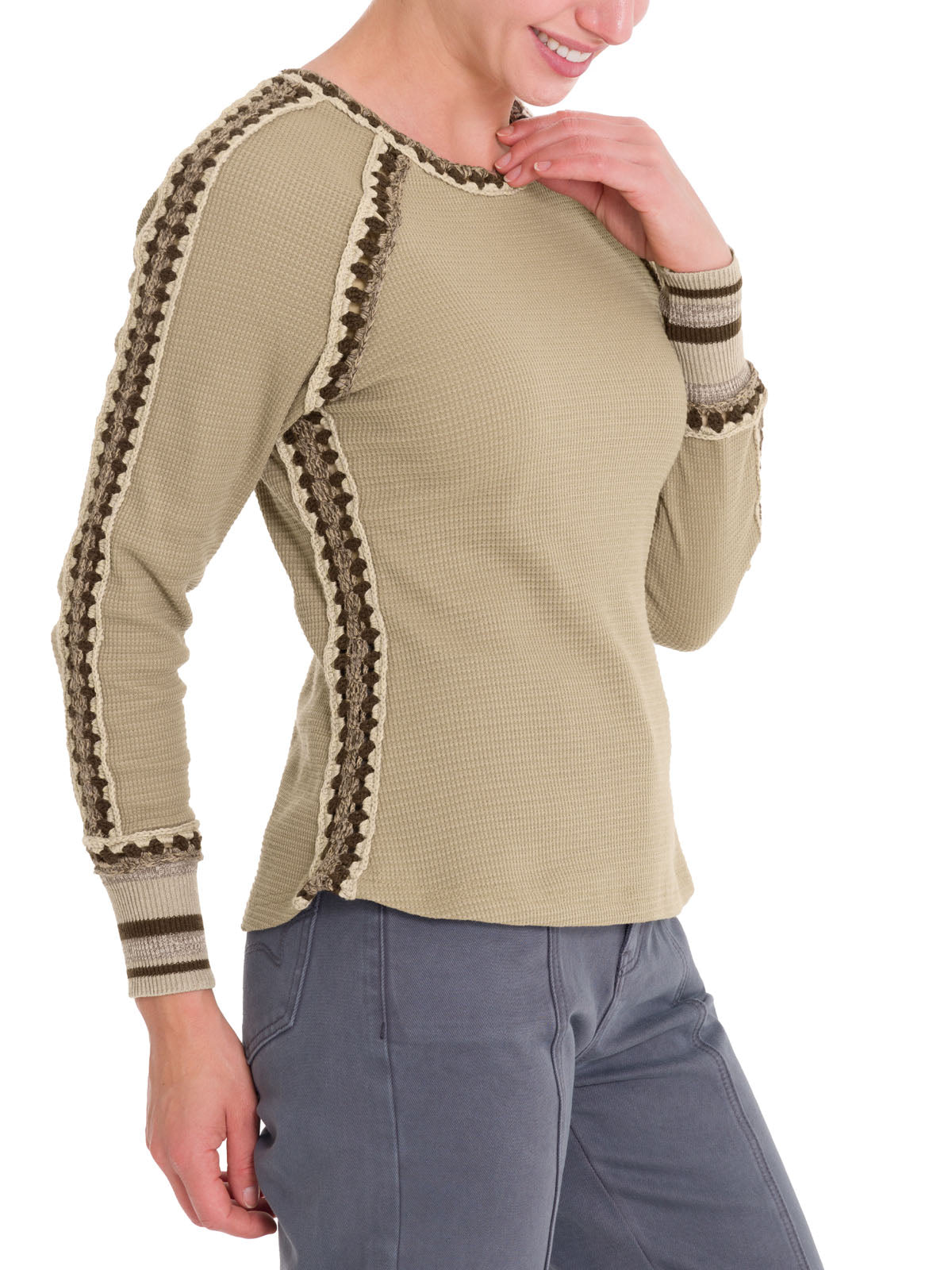 Polera Algodón Orgánico Mujer Maroma Verde Rockford