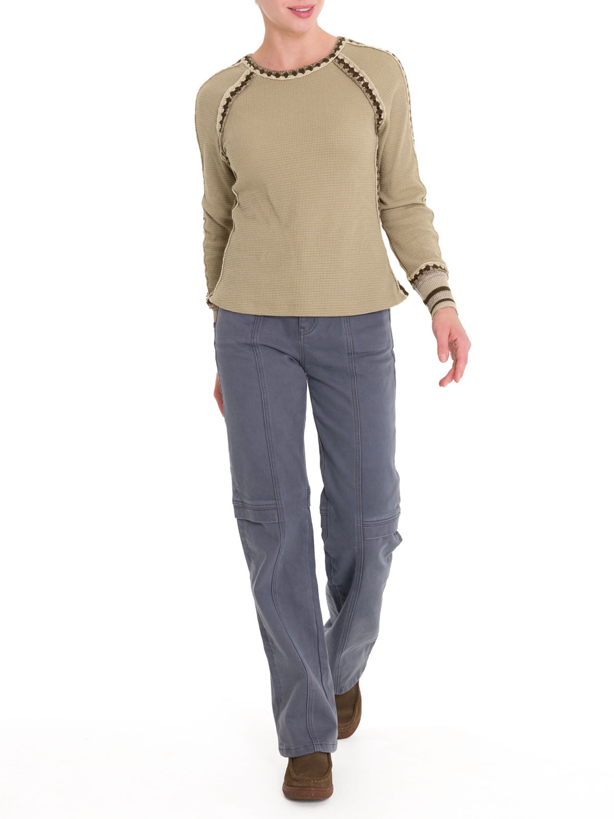 Polera Algodón Orgánico Mujer Maroma Verde Rockford