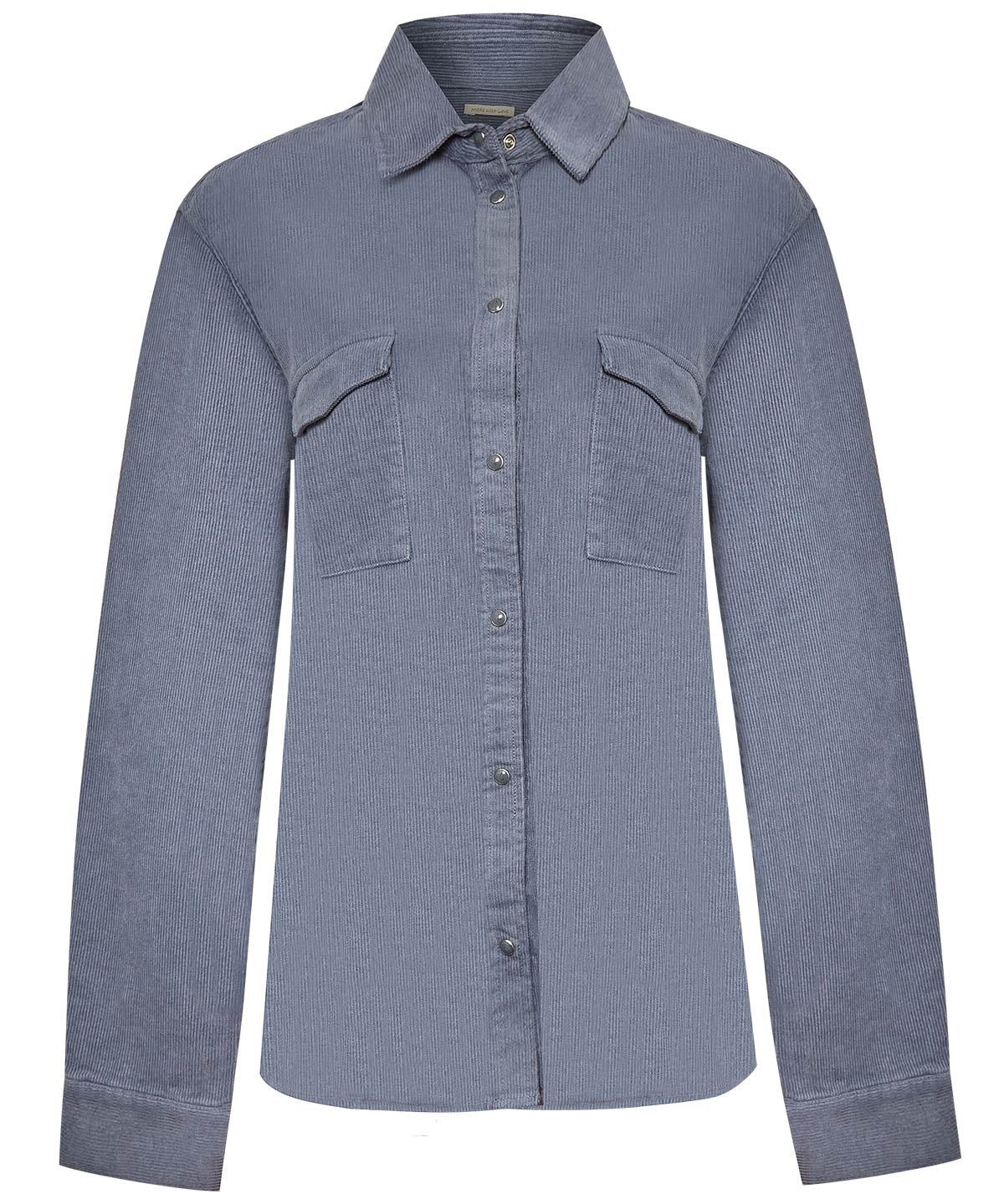 Blusa Algodón Orgánico Mujer Manaslu Azul Rockford