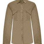 Blusa Algodón Orgánico Mujer Manaslu Café Rockford