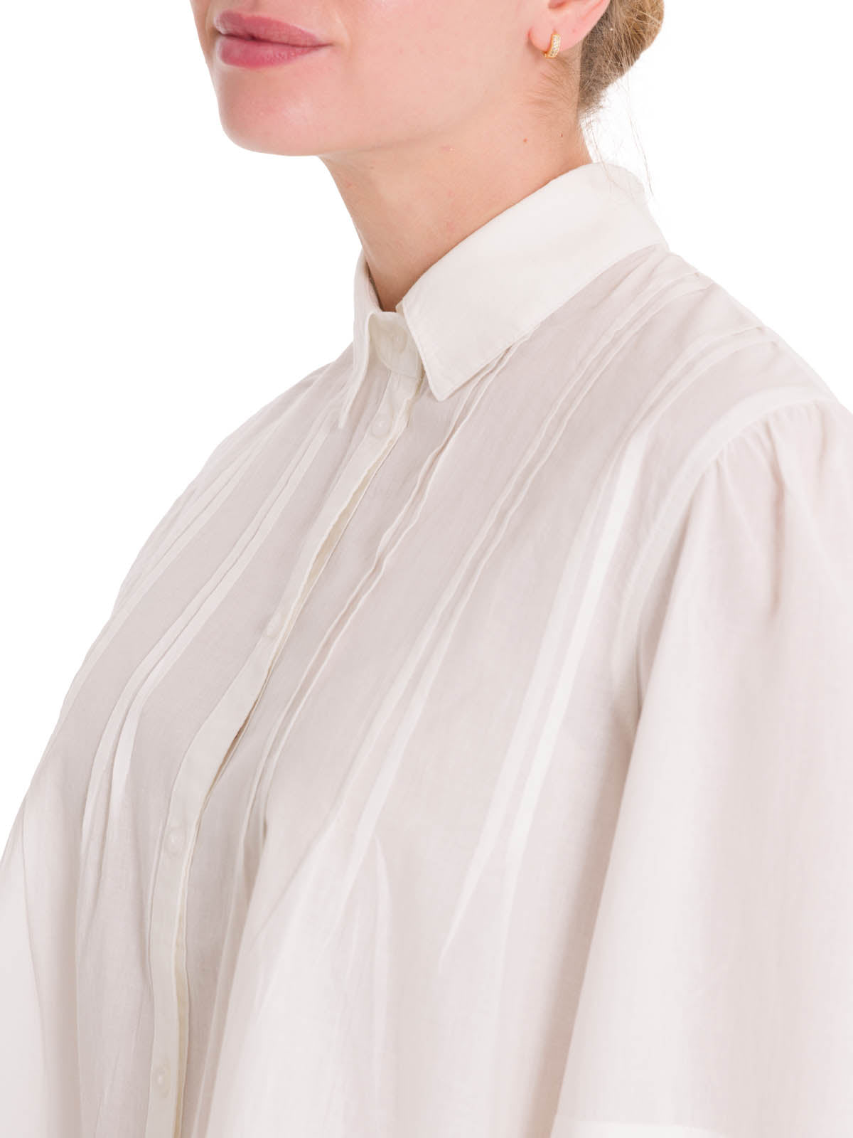 Blusa Algodón Orgánico Mujer Denali Blanco Rockford