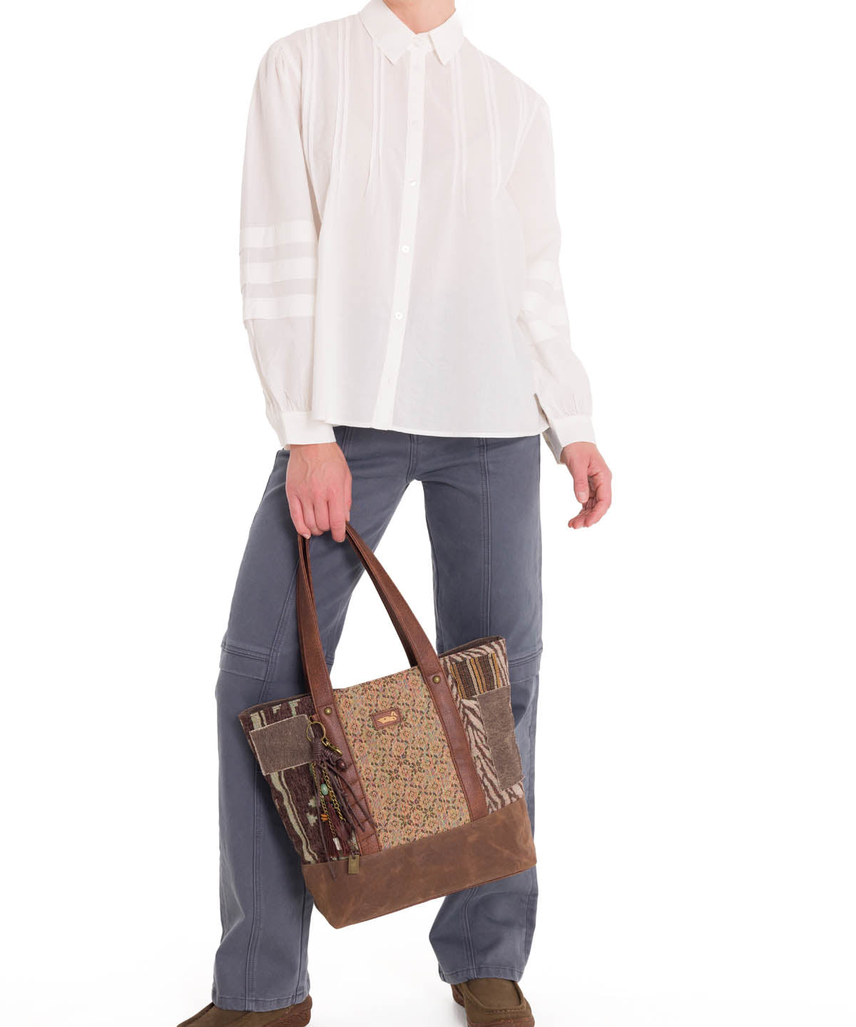 Blusa Algodón Orgánico Mujer Denali Blanco Rockford