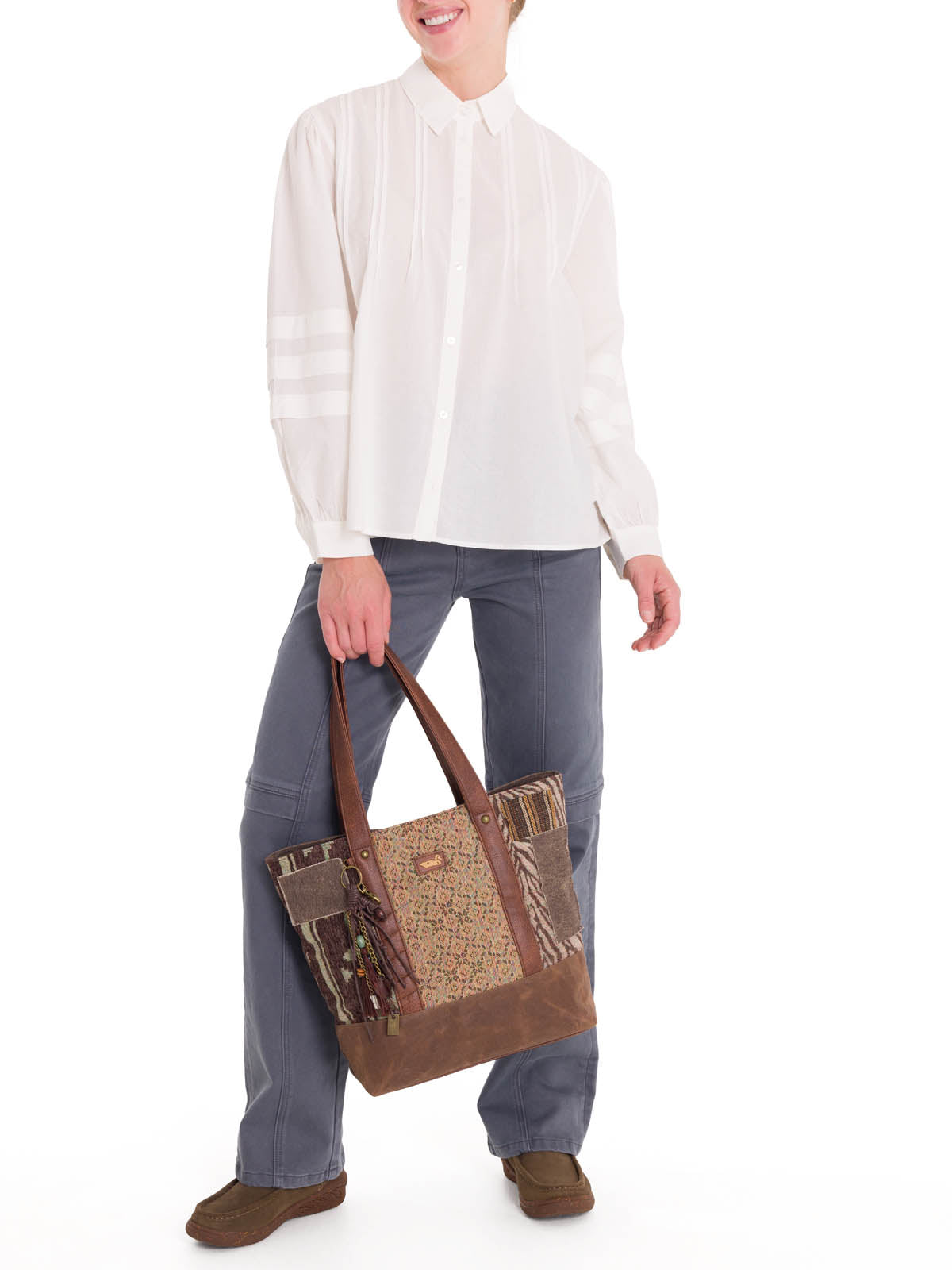 Blusa Algodón Orgánico Mujer Denali Blanco Rockford