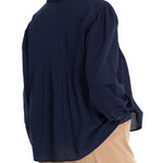 Blusa Algodón Orgánico Mujer Denali Azul Rockford