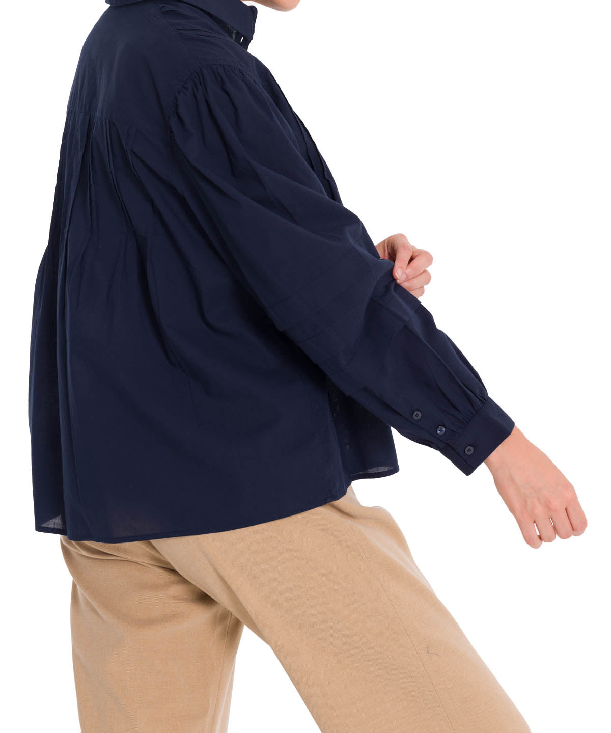 Blusa Algodón Orgánico Mujer Denali Azul Rockford
