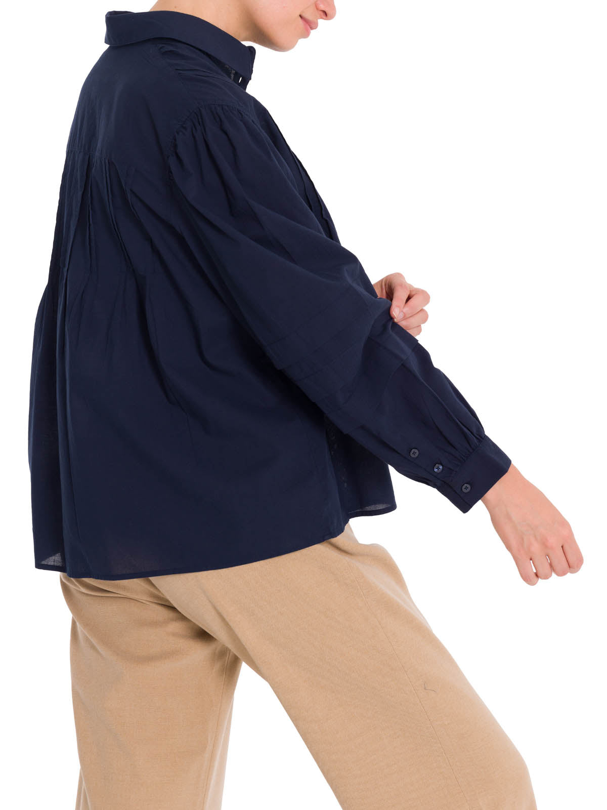 Blusa Algodón Orgánico Mujer Denali Azul Rockford