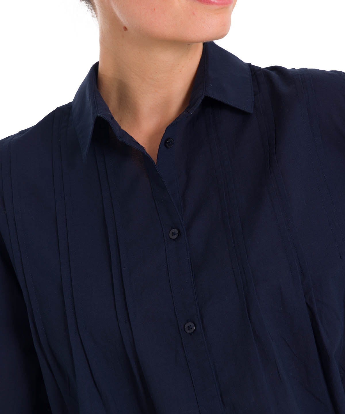 Blusa Algodón Orgánico Mujer Denali Azul Rockford