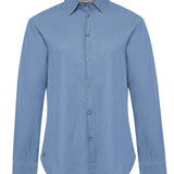 Blusa Algodón Orgánico Mujer Makalu Azul Rockford