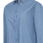 Blusa Algodón Orgánico Mujer Makalu Azul Rockford
