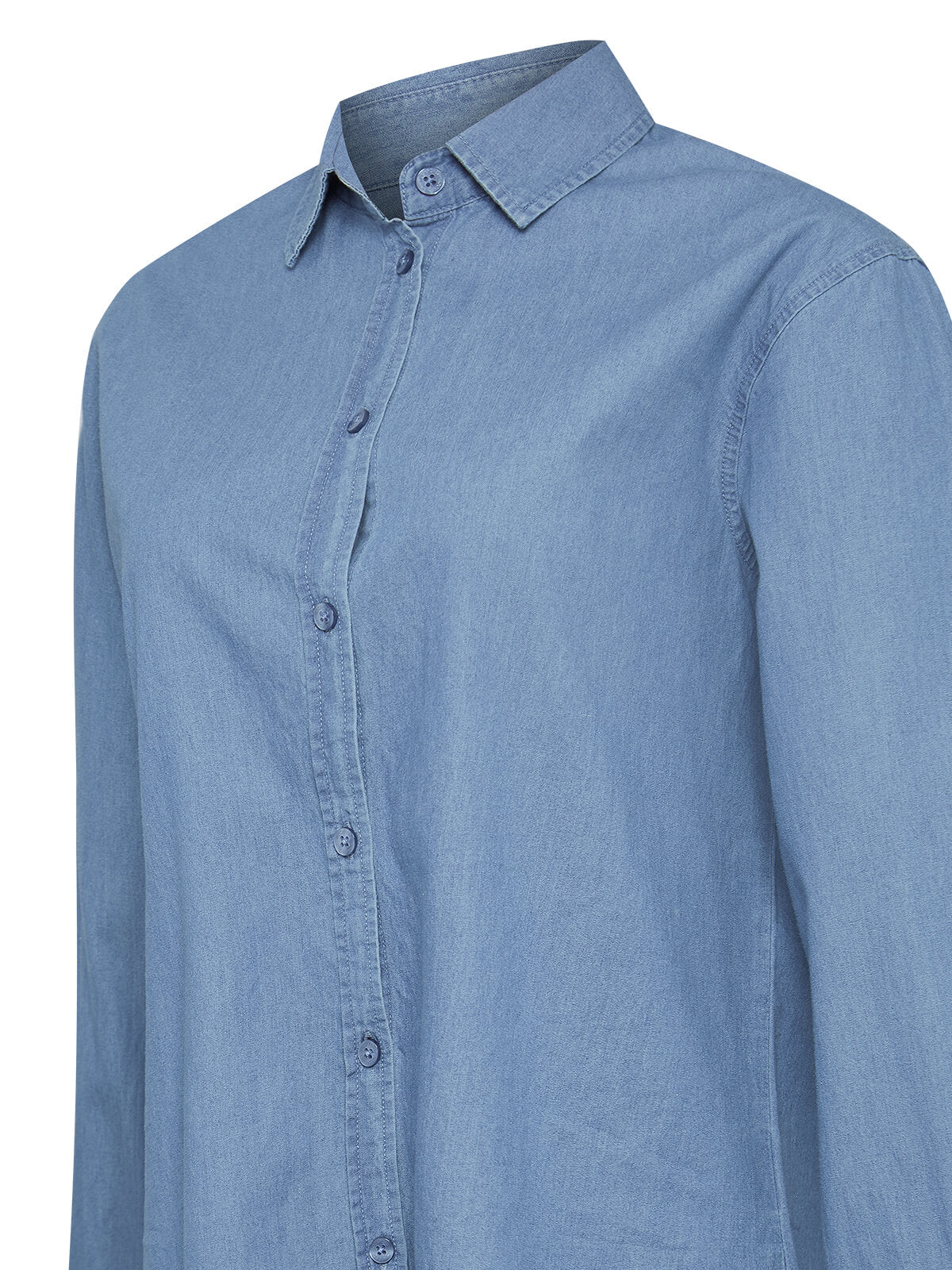 Blusa Algodón Orgánico Mujer Makalu Azul Rockford