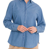Blusa Algodón Orgánico Mujer Makalu Azul Rockford