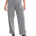 Pantalón Algodón Orgánico Mujer Mavecure Gris Rockford