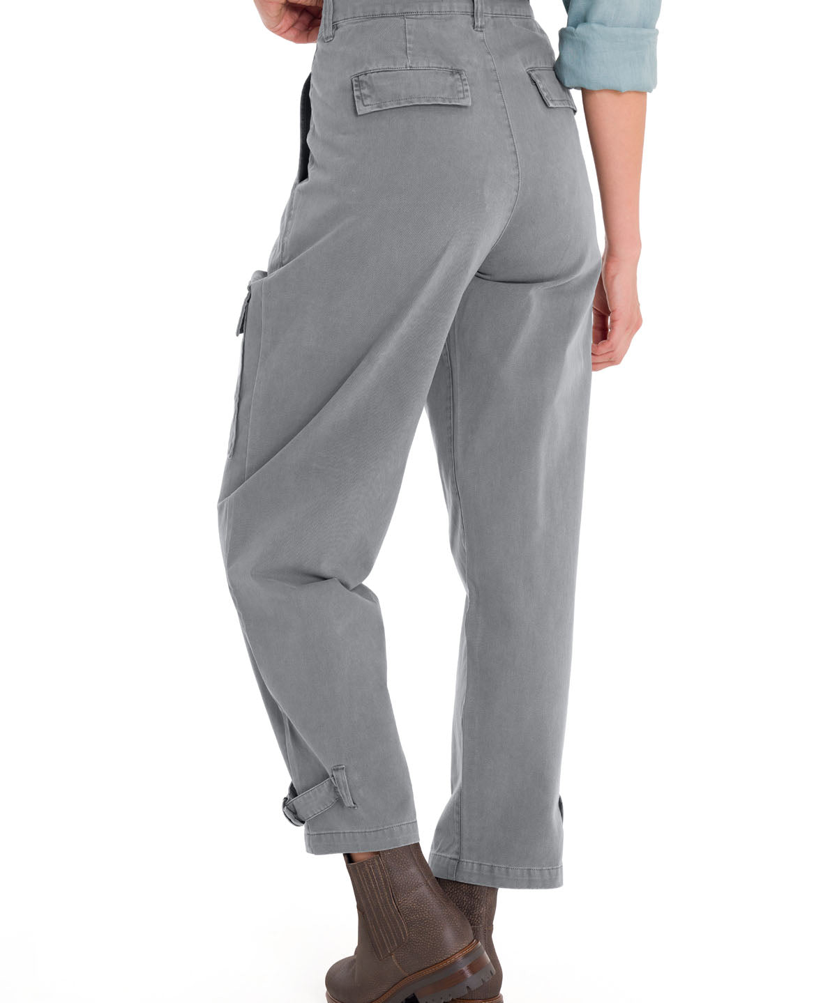 Pantalón Algodón Orgánico Mujer Mavecure Gris Rockford