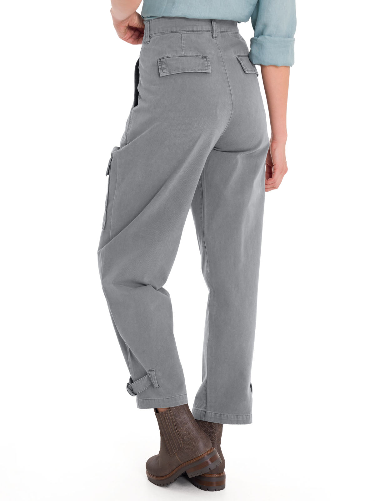 Pantalón Algodón Orgánico Mujer Mavecure Gris Rockford