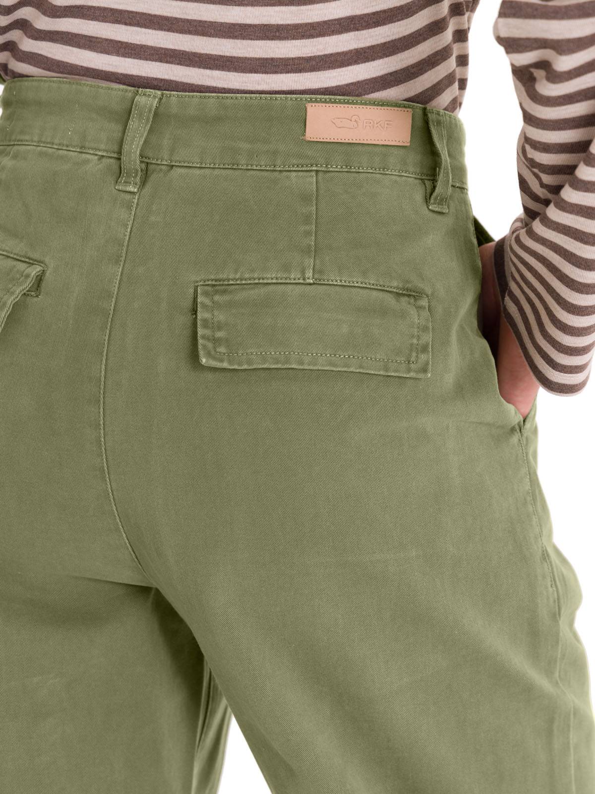 Pantalón Algodón Orgánico Mujer Mavecure Verde Rockford