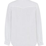 Blusa Lino Orgánico Mujer Lirio Blanco Rockford