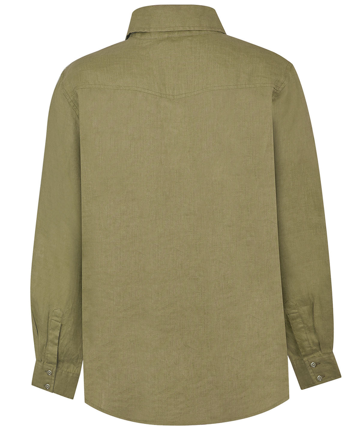 Blusa Lino Orgánico Mujer Lirio Verde Rockford