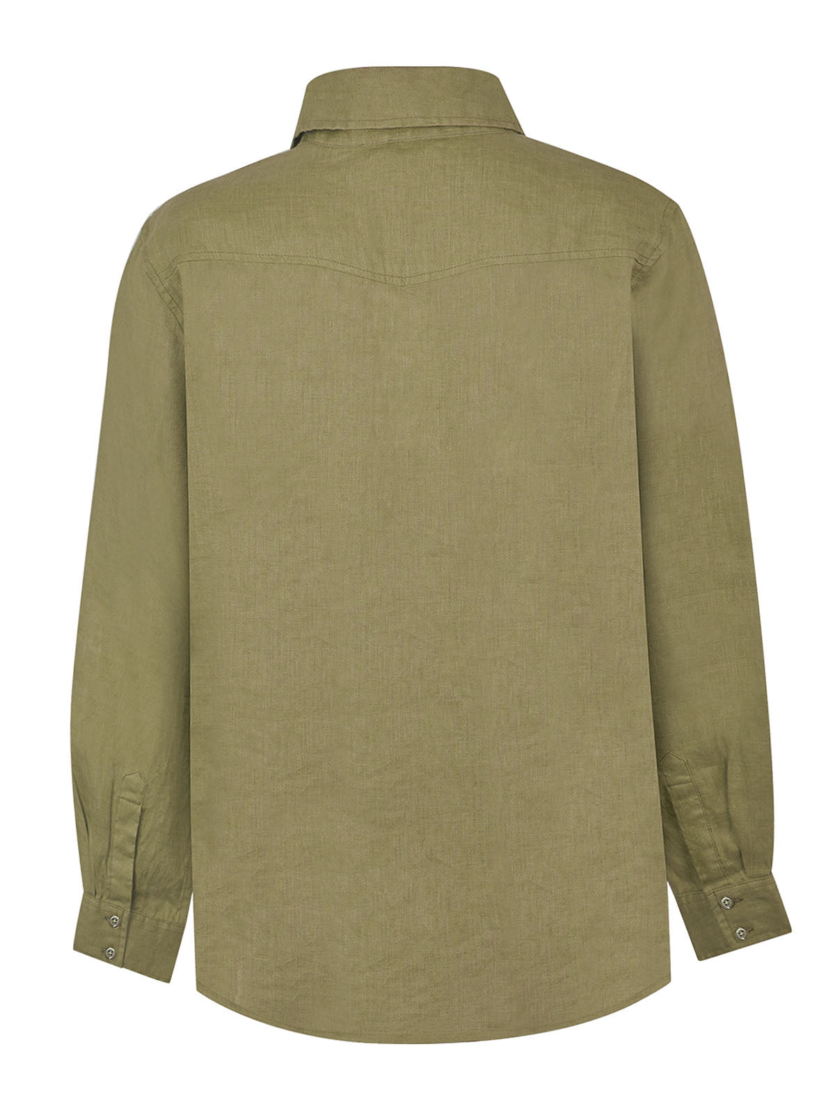 Blusa Lino Orgánico Mujer Lirio Verde Rockford