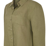 Blusa Lino Orgánico Mujer Lirio Verde Rockford