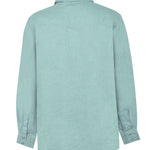 Blusa Lino Orgánico Mujer Lirio Celeste Rockford