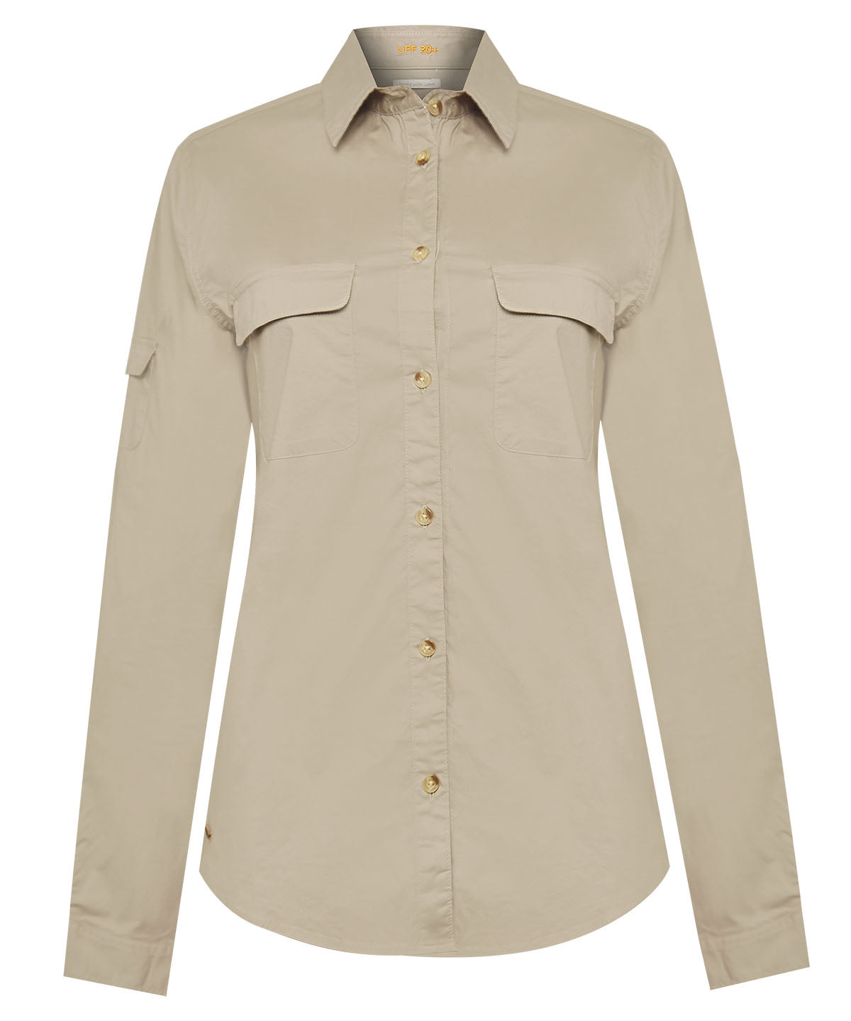 Blusa Algodón Orgánico Mujer Coop Beige Rockford