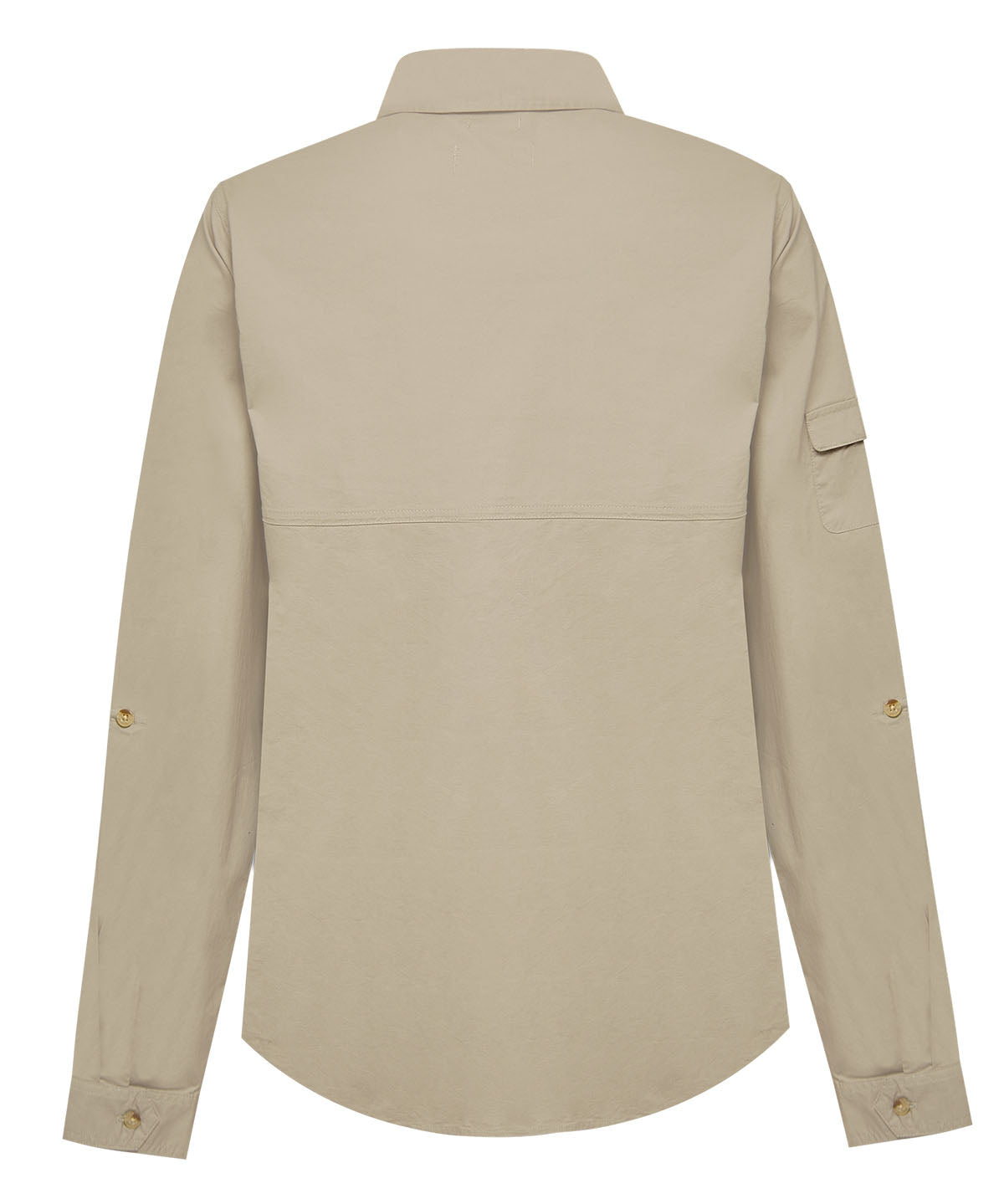 Blusa Algodón Orgánico Mujer Coop Beige Rockford